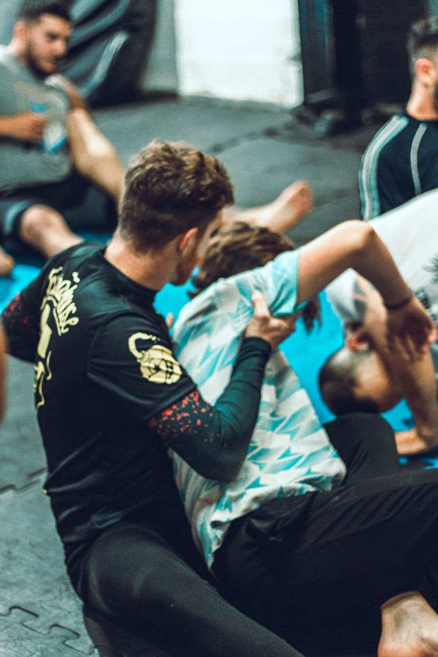 alumnos en el seminario de Franco Forgione