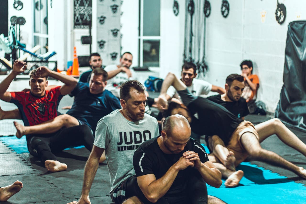 alumnos en el seminario de Franco Forgione