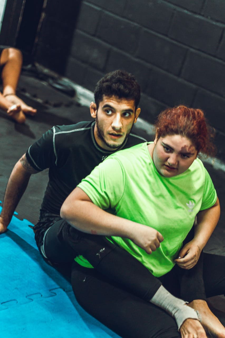 alumnos en el seminario de Franco Forgione