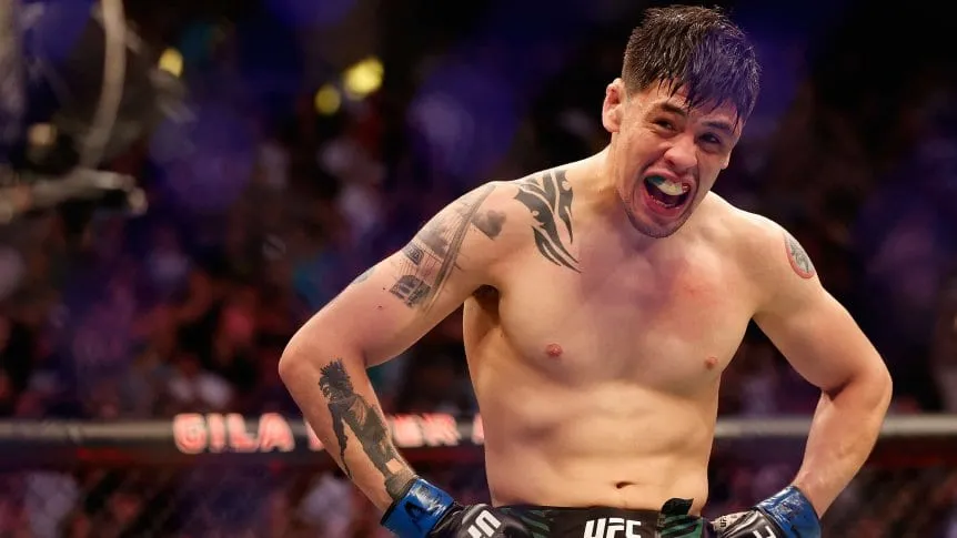 luchador en descanso